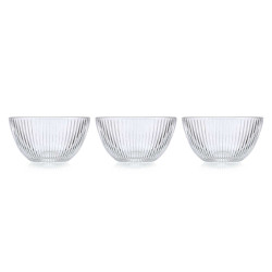 SET 3 BOL APÉRITIF RAYURES 270ML