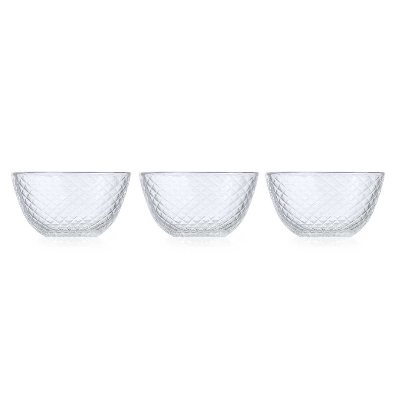 SET 3 DIAMOND SNACK BOWL 270ML