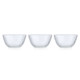 SET 3 BOLS APÉRITIF LOSANGES 270ML