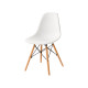 CHAISE À AILETTES DESIGN BLANCHE