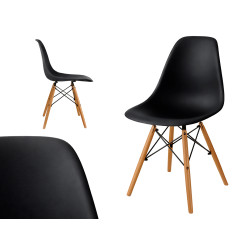 CADEIRA ASPAS DESIGN PRETO
