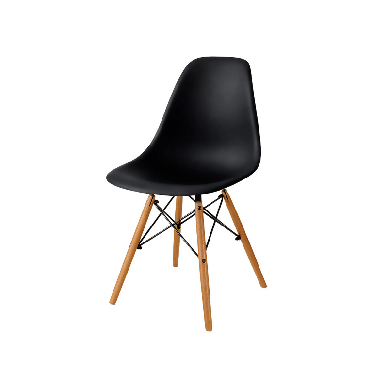 SILLA ASPAS DISEÑO NEGRA