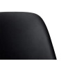 CHAISE À AILETTES DESIGN NOIRE