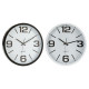 RELOJ REDONDO 40CM LISO SURT BLANCO NEGR