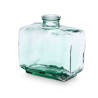 RECTANGULAR RECYCLED GLASS VASE 27 CM