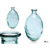 RECYCLED STRIPED GLASS VASE 40 CM 12 L