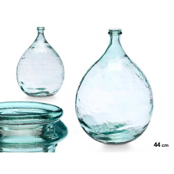 RECYCLED GLASS TEARDROP VASE 44 CM 14 L