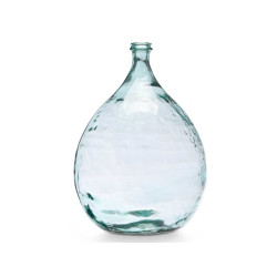 RECYCLED GLASS TEARDROP VASE 44 CM 14 L