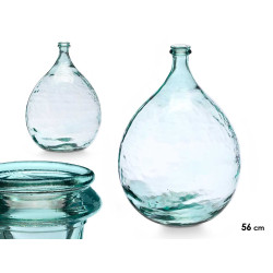 JARRON VIDRIO RECICLADO LAGRIMA 56 CM 34 L