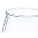 RECYCLED STRIPED GLASS VASE 19,5 CM