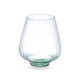 RECYCLED STRIPED GLASS VASE 25 CM