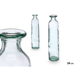 VASO VIDRO RECICLADO 24,5 CM