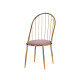 SILLA BARROTES RESPALDO ALTO CROMADA ORO ROSA