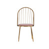 SILLA BARROTES RESPALDO ALTO CROMADA ORO ROSA