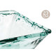 GLASS  CENTERPIECE INCA 23CM