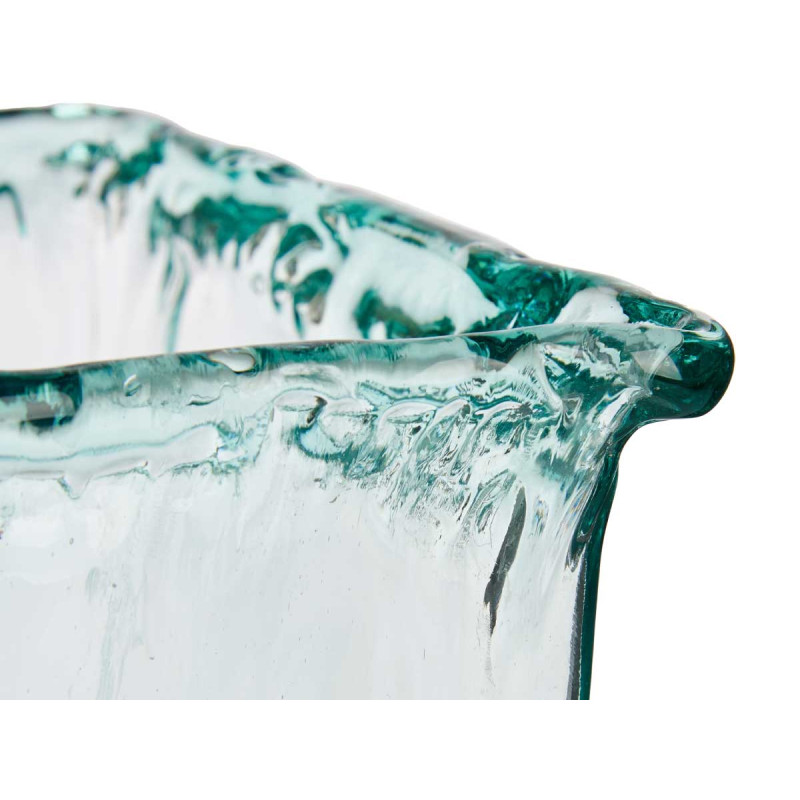 GLASS VASE INCA 22CM