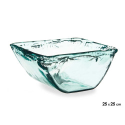 GLASS  CENTERPIECE MESINA 25CM