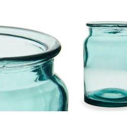 GLASS VASE PUCHADES 18CM