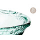 GLASS VASE AZTECA 21CM
