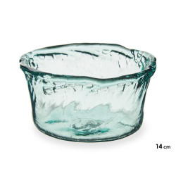 GLASS VASE PISA 14CM