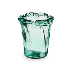 VASO VETRO FOULARD 20CM