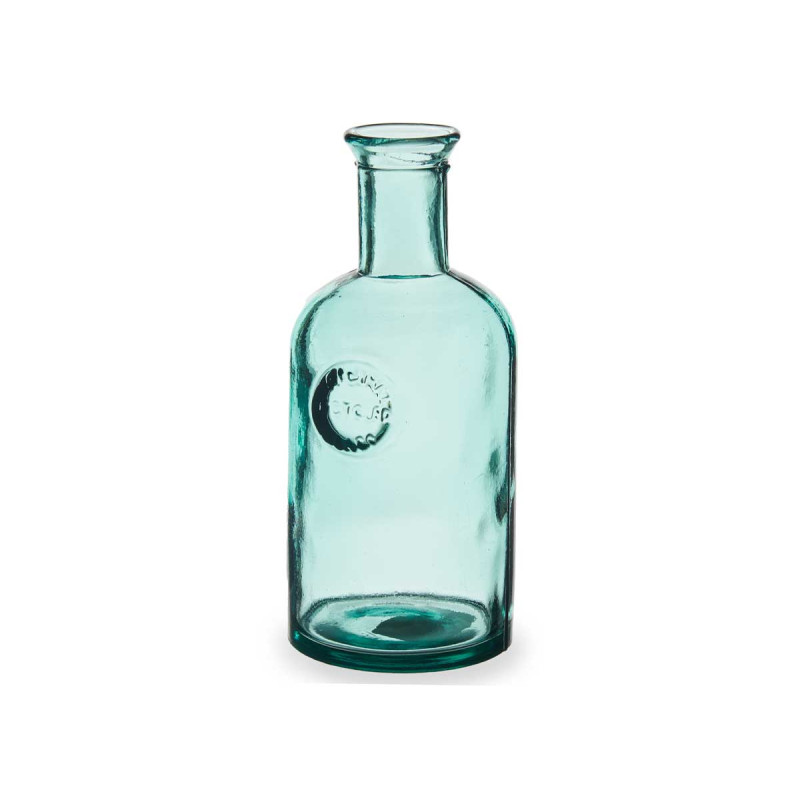BOTELLA DECORATIVA VIDRIO STAMP 27CM PEQ 1,5L