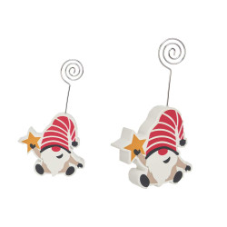 SUPORTE PARA FOTOS GNOMO COM ESTRELA