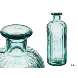BOUTEILLE VERRE DÉCORATIVE HOLANDA RAYURES 1,5L