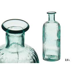 DECORATIVE GLASS BOTTLE HOLANDA STRIPES 2.5l