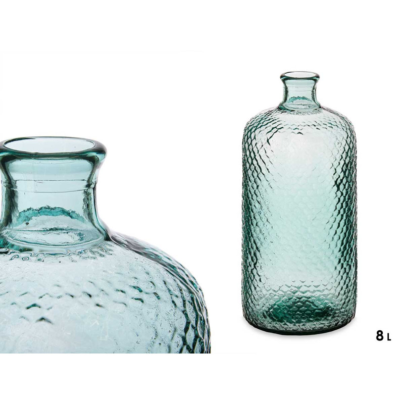 BOUTEILLE VERRE DÉCORATIVE PRIMAVERA HAMMERED 8L
