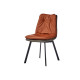 SILLON TEJA RESPALDO CON BOTONES BORDE GRIS