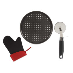CONJ PIZZA MOLDE LUVA E CORTA PIZZA