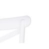 SGABELLO RATTAN PLASTICA BIANCO BEIGE