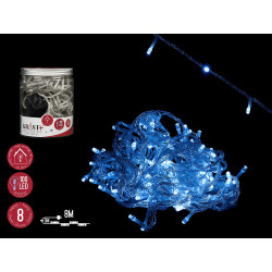 STRISCIA LED INTERNI FREDDA 8M 100 LUCI 8 FUNZ