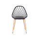 CHAISE GRILLE NOIRE