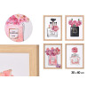 CUADRO LIENZO MARCO NATURAL PERFUME SUR 4 30 X 40