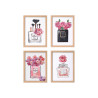CUADRO LIENZO MARCO NATURAL PERFUME SUR 4 30 X 40