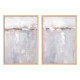 CUADRO LIENZO MARCO NATURAL PUERTO SURT 2 50 X 70