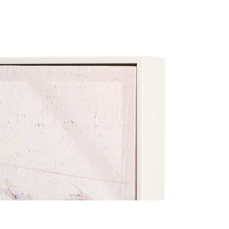 CUADRO LIENZO MARCO BLANCO PEZ PLATA SURT 2 82X122
