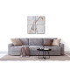 4 PIECES 35X35CM WHITE MARBLE CANVAS 