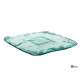 SQUARED GLASS CENTERPIECE INCA 28CM
