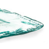 SQUARED GLASS CENTERPIECE INCA 28CM