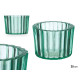 ROUND RECYCLED GLASS CANDLE HOLDER