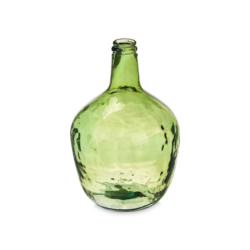 GARRAFA VIDRO DECORATIVA LISA 4L VERDE