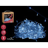 BANDE LED INTERIEUR FROID 24M 300 AMPOULES 8 FUNCT