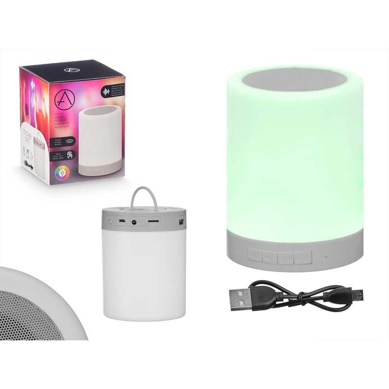 HAUT-PARLEUR TACTILE AVEC LUMIÈRE RGB