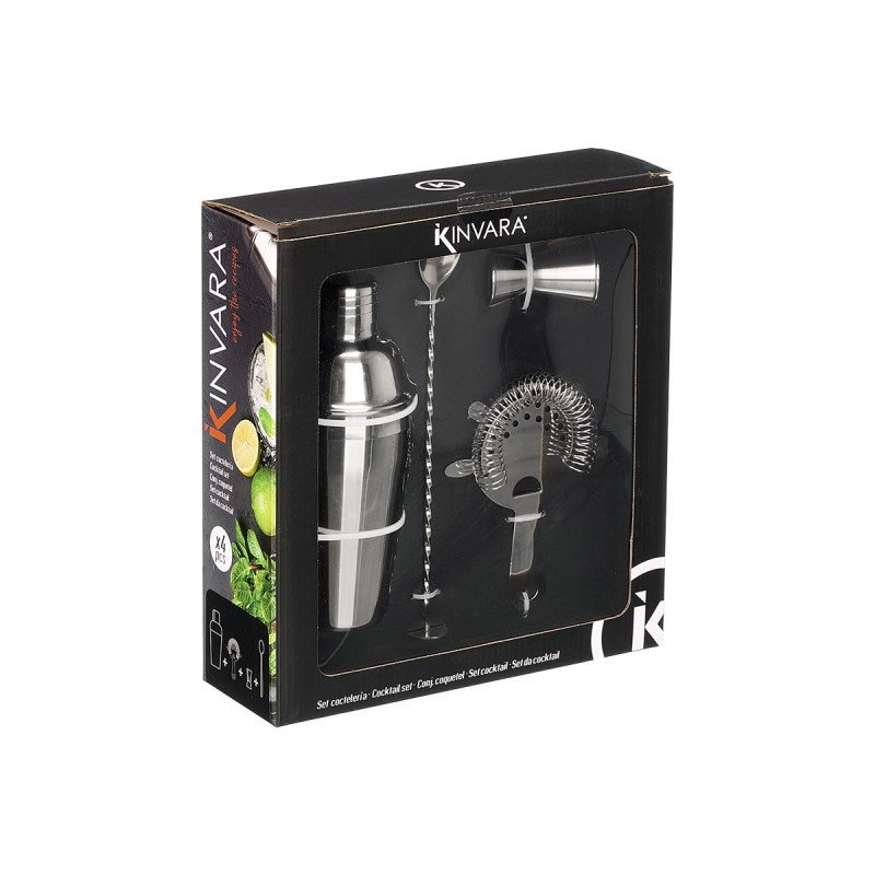 SET COCTELERA 4PCS