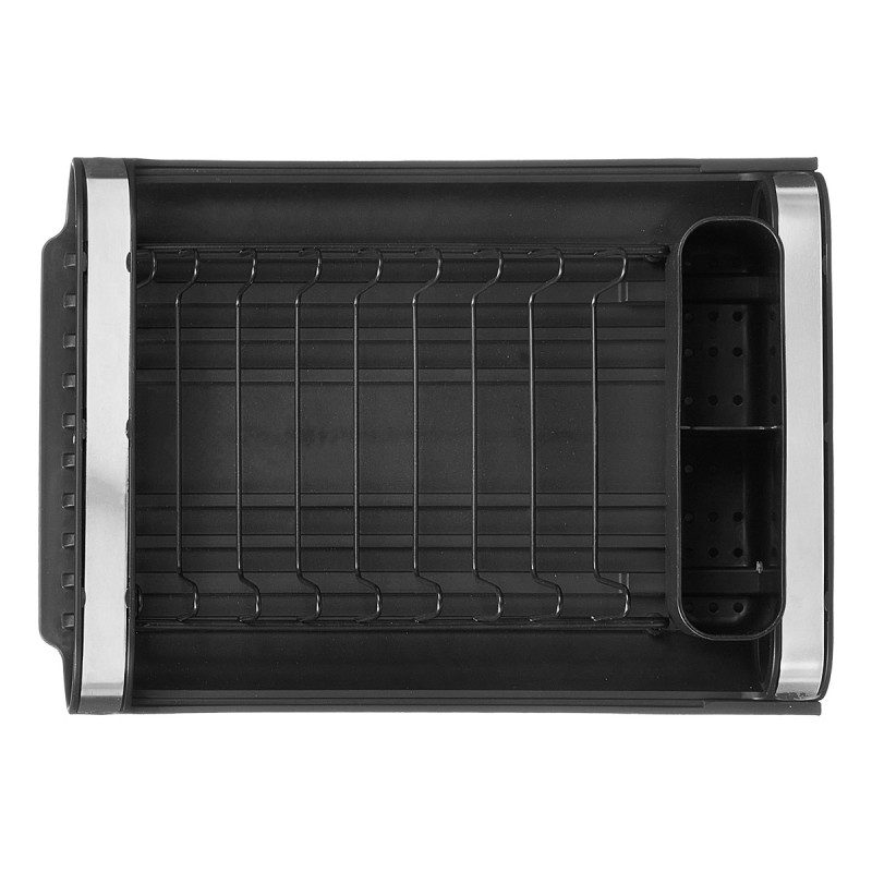 BLACK EXTENDABLE DISH DRAINER