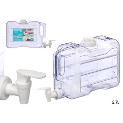 DISTRIBUTEUR D'EAU PLASTIQUE 5,7L