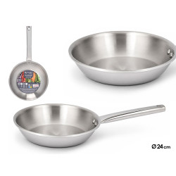 24CM STAINLESS STEEL FRYING PAN